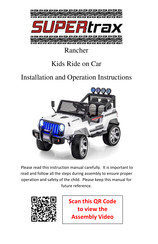 Supertrax Rancher Installation And Operation Instructions Manual