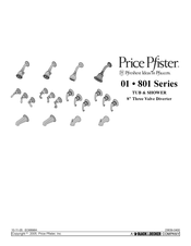 Black & Decker Price Pfister 01-801 Series Installation Instructions Manual