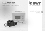 BWT AQA blue Installation And Operating Instructions Manual