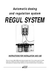 Procopi REGUL SYSTEM Instructions For Installation And Use Manual
