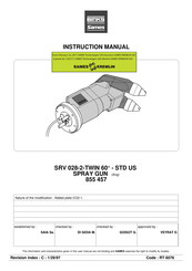 SAMES KREMLIN SRV 028-2-TWIN 60 Instruction Manual
