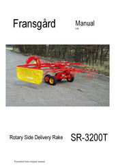 Fransgard SR-3200T Manual
