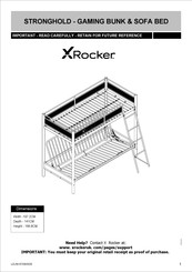 X Rocker STRONGHOLD 2020148 Manual