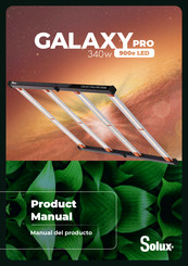 Solux GALAXY PRO 340w 900e LED Product Manual