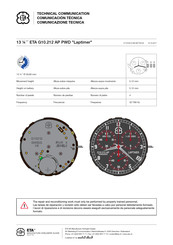 eta Laptimer G10.212 AP PWD Technical Communication