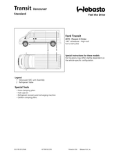 Webasto Transit Vancouver Standard Manual