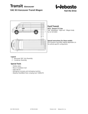 Webasto Transit Vancouver Wagon Manual