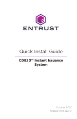 Entrust CD820 Quick Install Manual