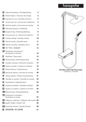 Hans Grohe Raindance Select 2jet Showerpipe 27283400 Instructions For Use/Assembly Instructions
