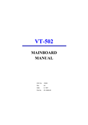 FIC VT-502 Manual