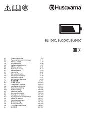 Husqvarna BLi100C Operator's Manual