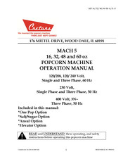 Cretors MACH 5 M516 Series Operation Manual