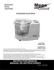 Mega Cocina MCVSCHII Instruction Manual