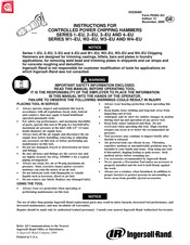 Ingersoll-Rand 2-EU Series Instructions Manual