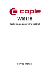 Caple WI6118 Service Manual