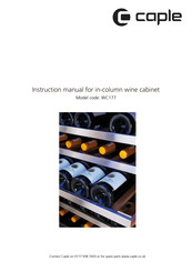 Caple WC177 Instruction Manual