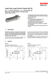 Bucher Hydraulics NS 32 Quick Start Manual
