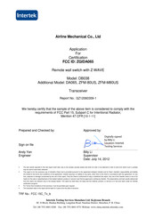 Airline DB038 Manual