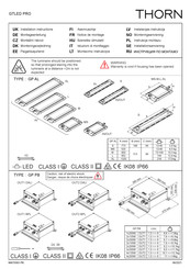 Thorn GTLED PRO Installation Instructions Manual
