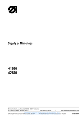 Minerva Boskovice 4180i 4280i Quick Start Manual