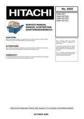 Hitachi CM615ET302 Service Manual