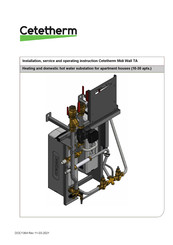 Cetetherm Midi Wall TA Installation, Service And Operating Instruction