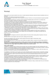Delta PFT2690 User Manual
