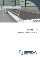 Spida Machinery Mini 10 Operation & Service Manual