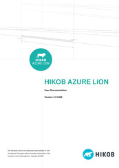 HIKOB AZURE LION User Documentation
