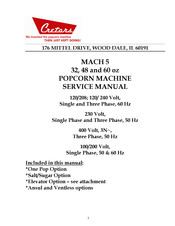 Cretors MACH 5 M532 Service Manual