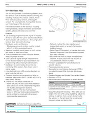 Lutron Electronics Vive HMS-1 Manual