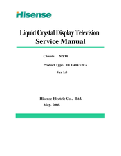 Hisense LCD40V57CA Service Manual