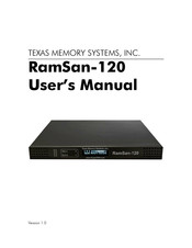 Texas Memory Systems RamSan-120 User Manual