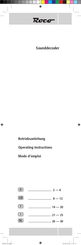 roco 62366 Operating Instructions Manual