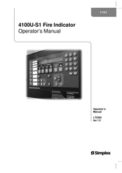 Simplex 4100U-S1 Operator's Manual