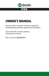 A.O. Smith Pro AOW-4000 Owner's Manual