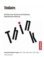 Lenovo ThinkCentre M720q User Manual And Hardware Maintenance Manual
