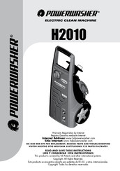 PowerWasher H2010 Manual