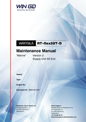 WinGD WARTSILA RT-flex58T-D Maintenance Manual
