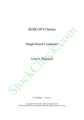 Portwell ROBO-8713SGA User Manual