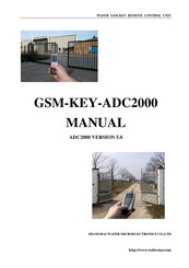 WAFER GSM-KEY-ADC2000 Manual