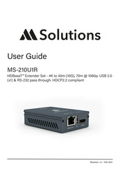 M Solutions MS-210U1R User Manual
