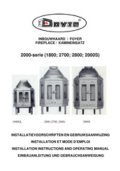 Dovre 1800GL Installation Instructions And Operating Manual