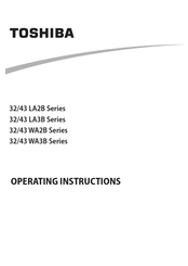 Toshiba WA2B Series Operating Instructions Manual