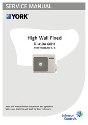 York YH9FYH24BAH-A-X Service Manual