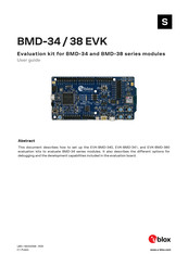 Ublox BMD-38 EVK User Manual
