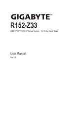 Gigabyte R152-Z33 User Manual