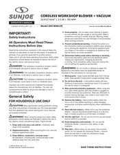 SNOWJOE SUNJOE 24V-WSB-LTE Operator's Manual