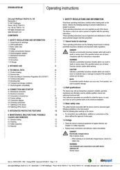 ebm-papst R3G500-AP25-68 Operating Instructions Manual