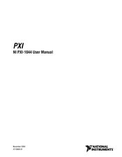 National Instruments NI PXI-1044 User Manual